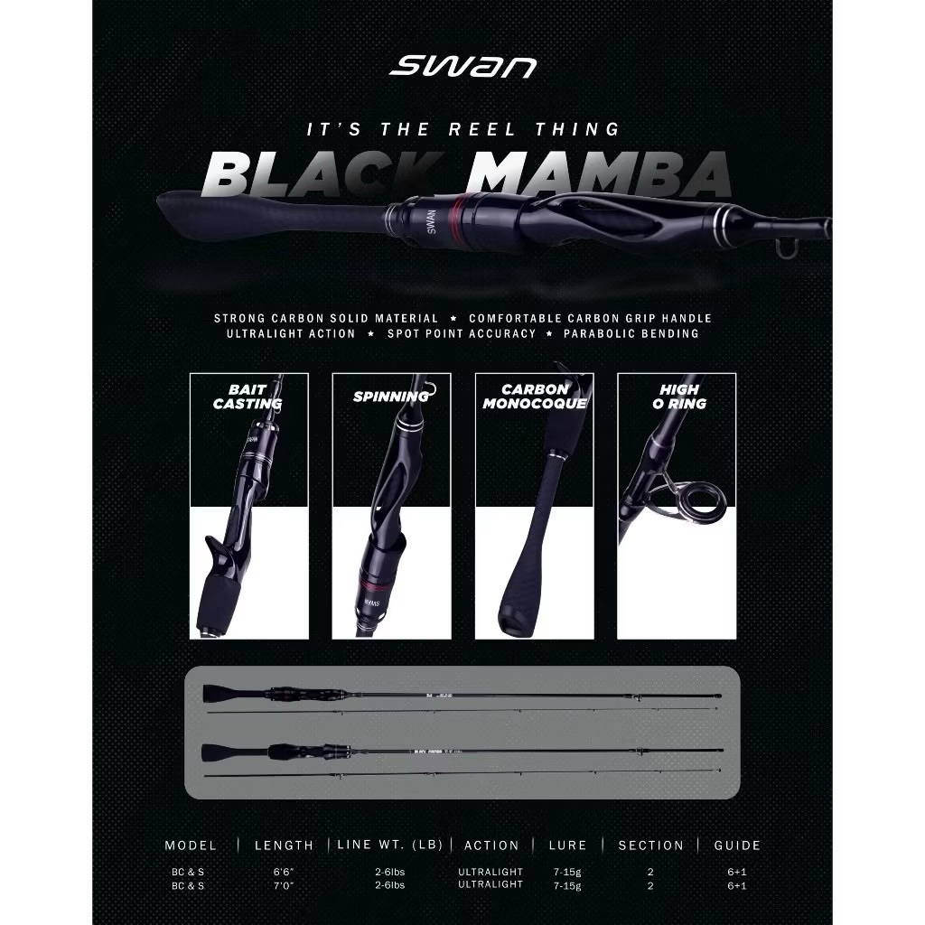 JORAN SWAN BLACK MAMBA BC DAN SPINING
