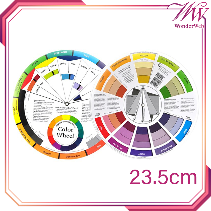 

Color Wheel Diameter 24cm Cakra Warna Colour Wheel Roda Warna Color Mixing Guide Wheel