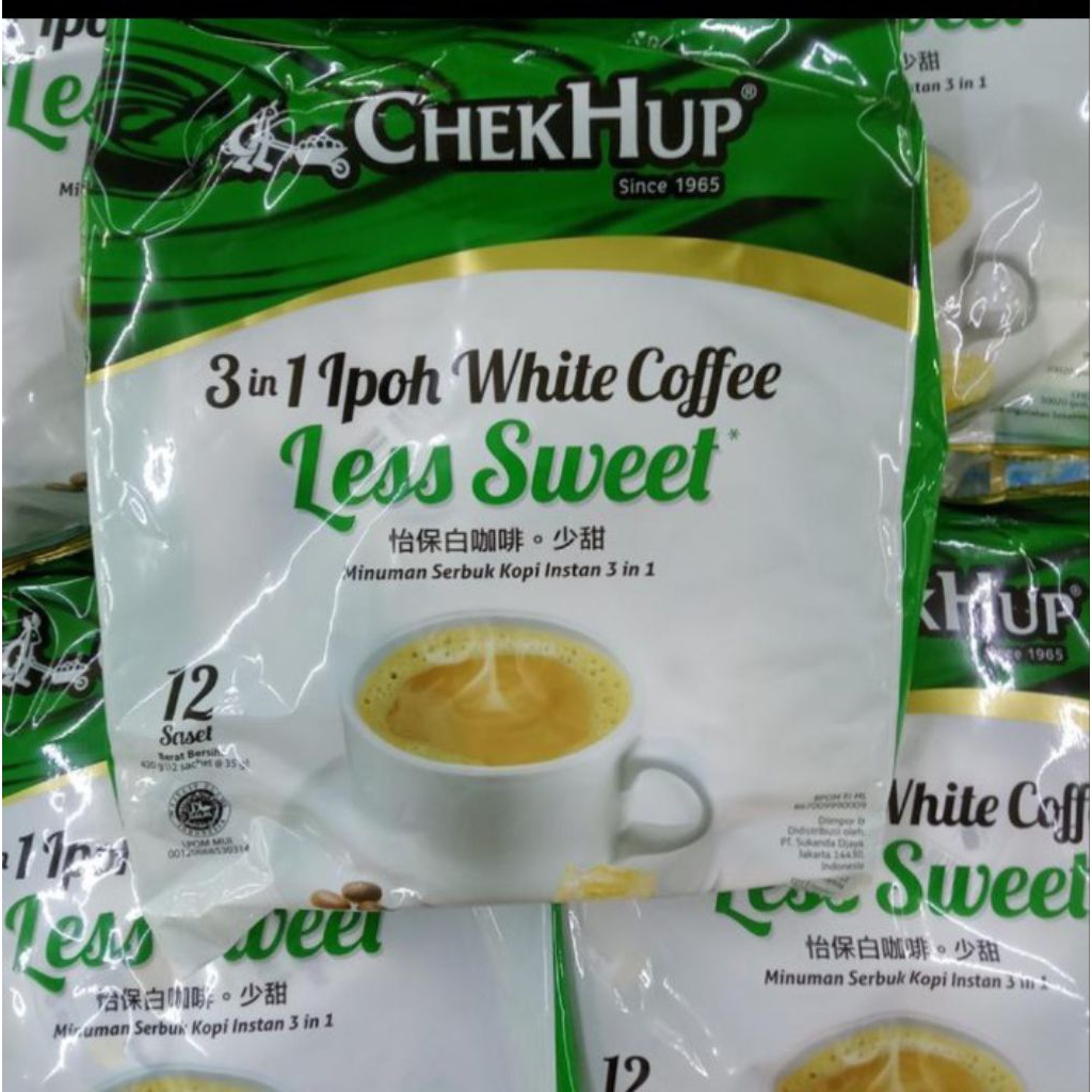 

Chek hup 3in1 Ipoh White Coffee Less Sugar
