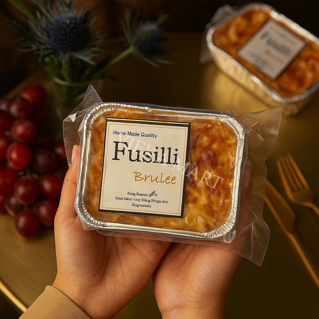 

Fusilli Brulee homemade
