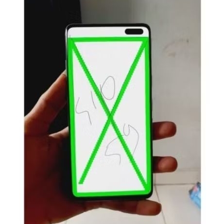 lcd samsung s10 5g/ s10 big original copotan