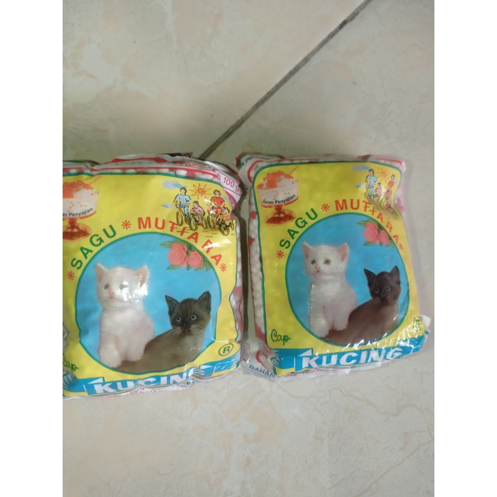 

( 5 pcs ) PROMO!!! Sagu mutiara cap kucing