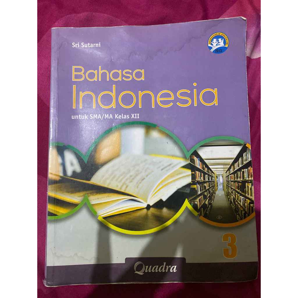 buku paket bahasa indonesia kelas 12 penerbit QUADRA