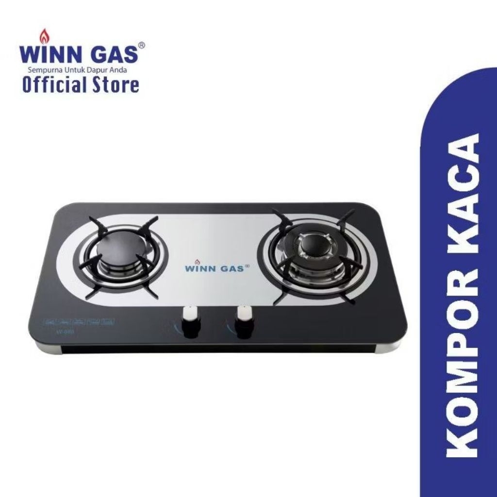 Winn Gas Kompor Gas Kaca 2 Tungku W - 888