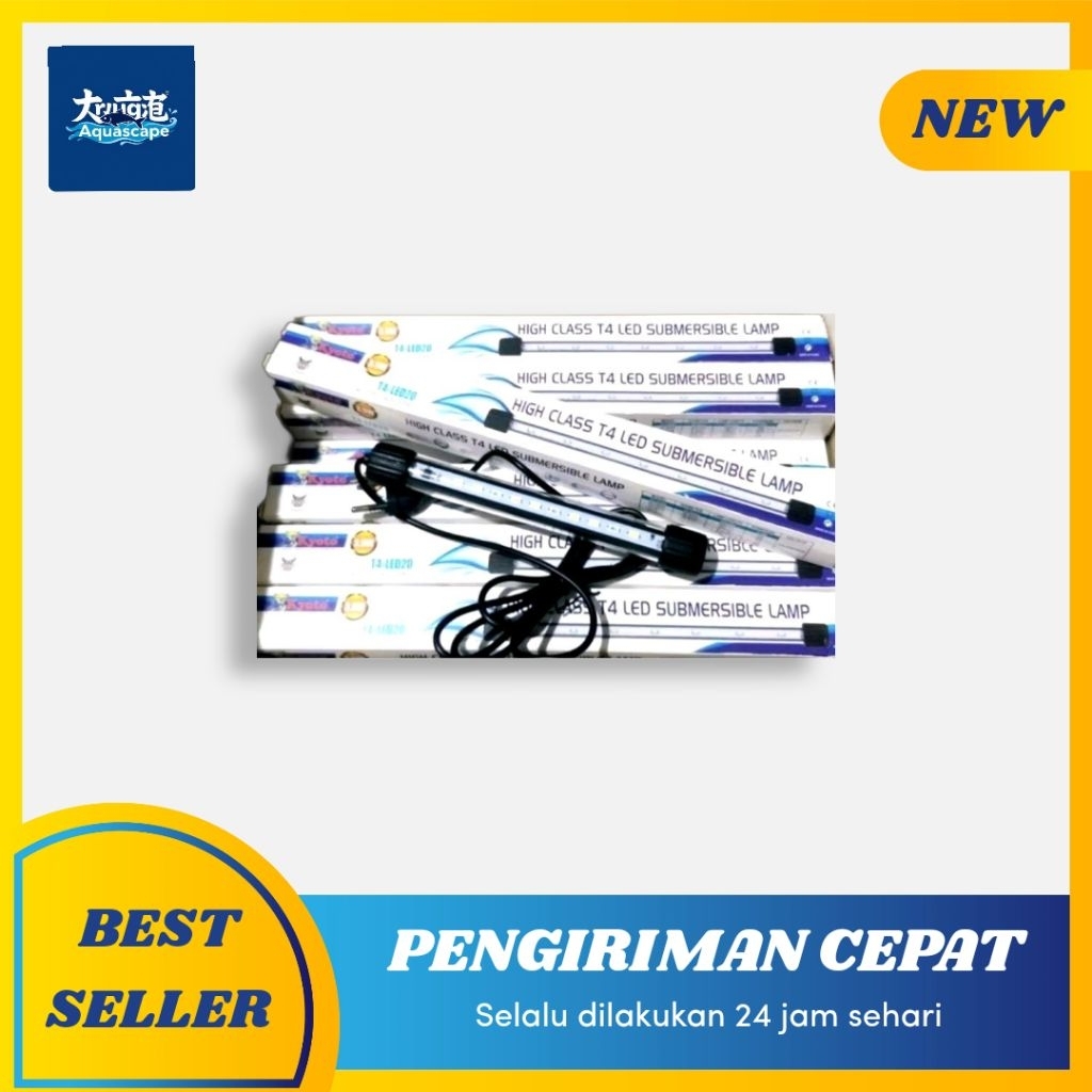 Lampu led celup aquarium biru/putih