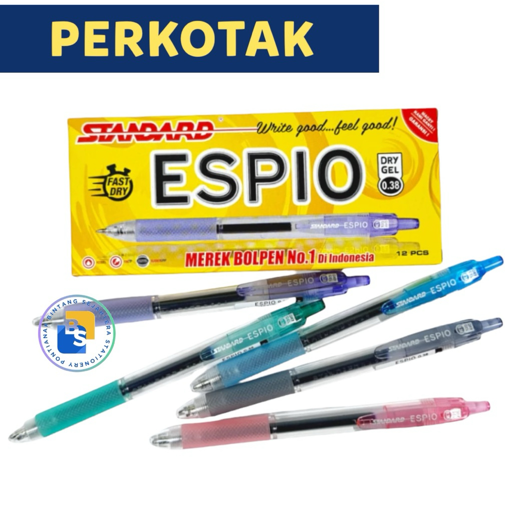

12 Pcs - Standard Pulpen Espio 0.38