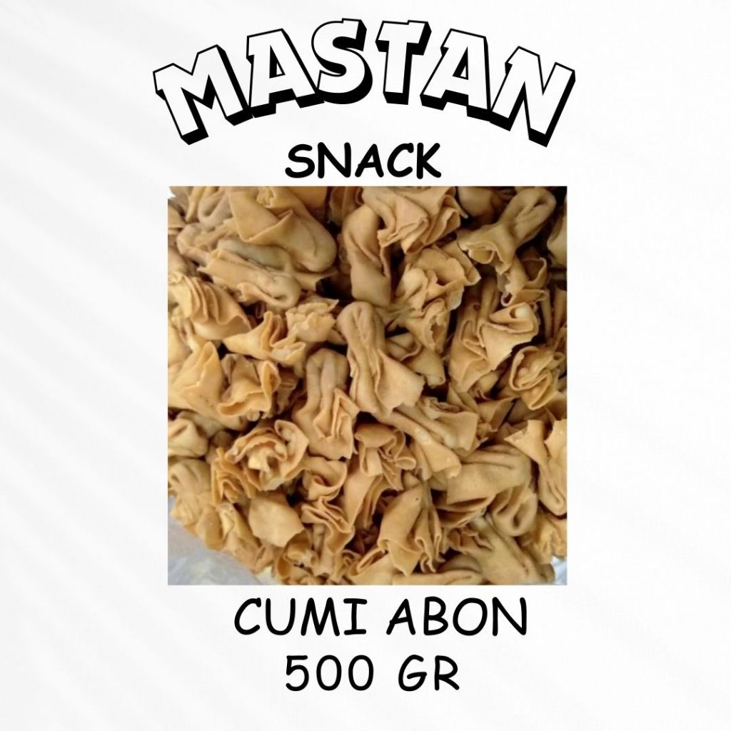 

[500gr] Cumi Abon Mini Pangsit Premium Renyah
