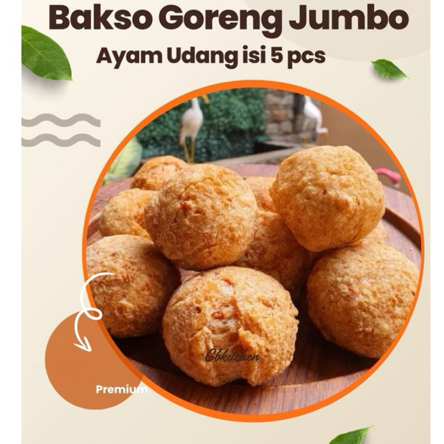 

BAKSO GORENG AYAM UDANG isi 5 Jumbo