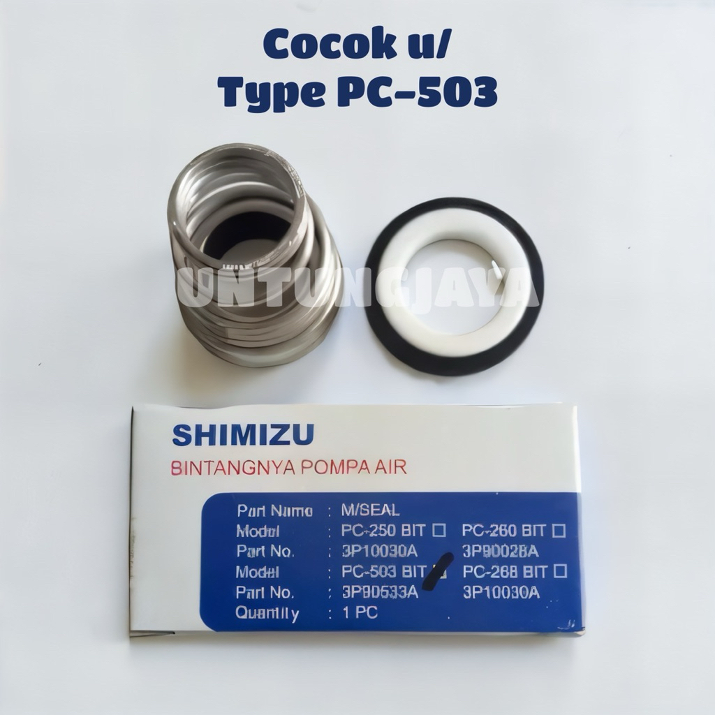 MECHANICAL SEAL POMPA SHIMIZU PC 503 BIT PC503BIT // JUAL SPAREPART POMPA SHIMIZU