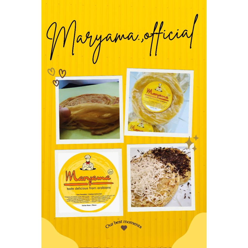 

ROTI CANAI/MARYAM/ORIGINAL/MARYAMA.,OFFICIAL/ISI 5 (BIG SIZE)