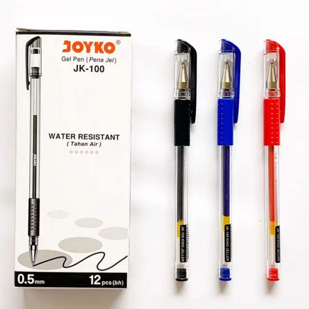 

Pulpen Gell Joyko JK -100 (1 pak/12 pcs) 0.5mm