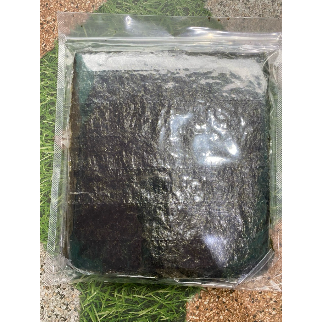 

Nori sushi Reject Sushi Halal Rumput Laut non msg isi 50 lembar nori reject nori dried termurah