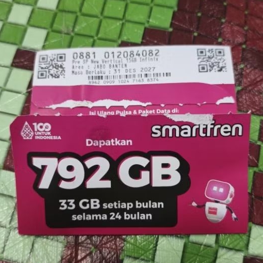 Promo Kartu Smartfren 792 Gb