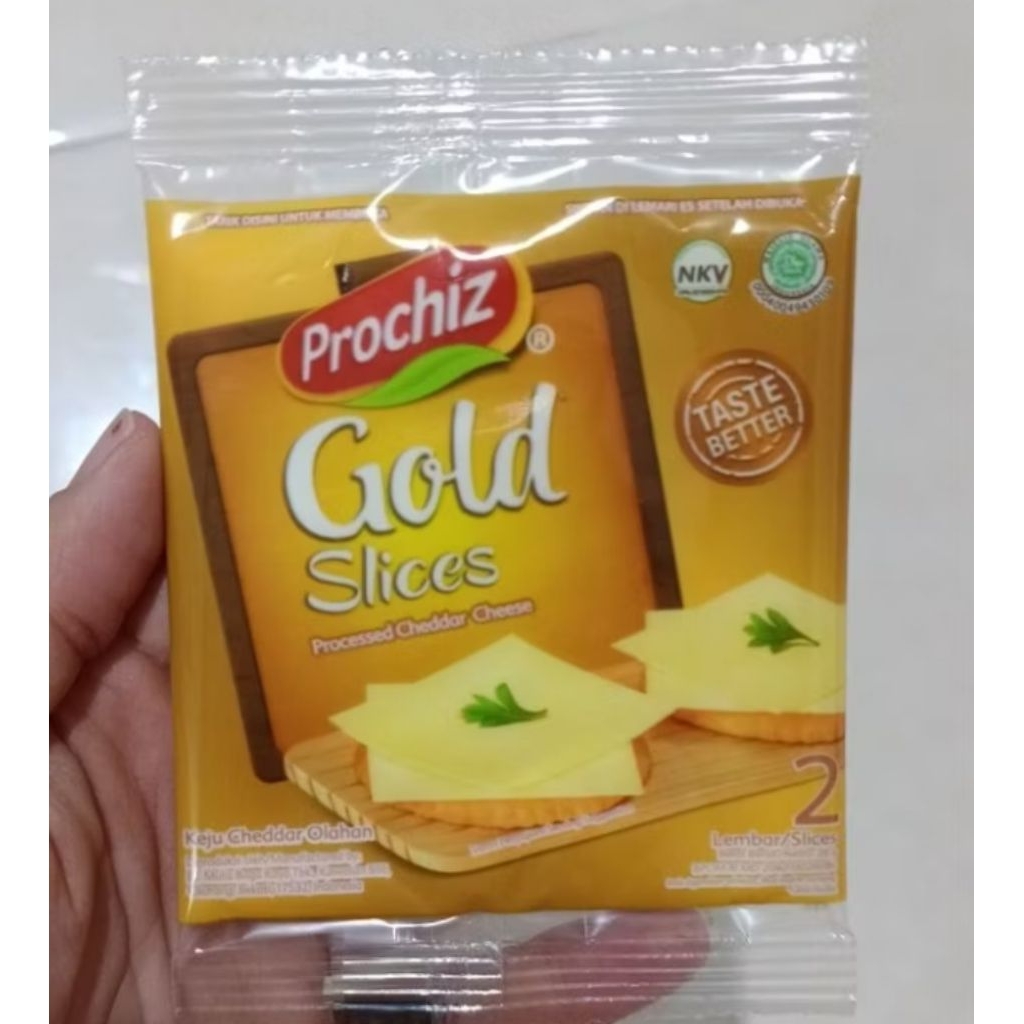 

Prochiz Keju Slice Keju Sachet Keju Cheddar Olahan
