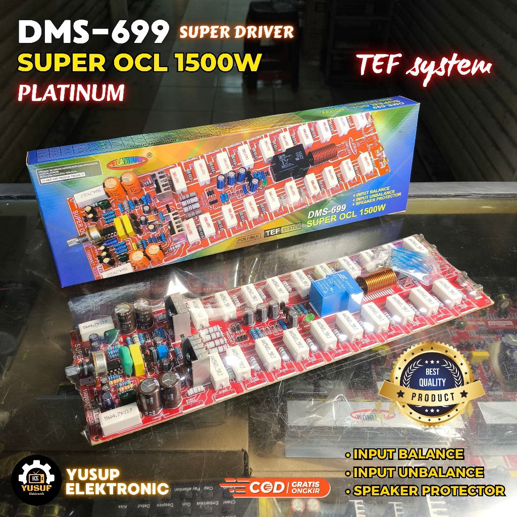KIT DRIVER POWER SOCL TEF SYSTEM 1500W DMS699 SUPER OCL DMS 699 PLATINUM DMS-699 1500 WATT PLATINUM