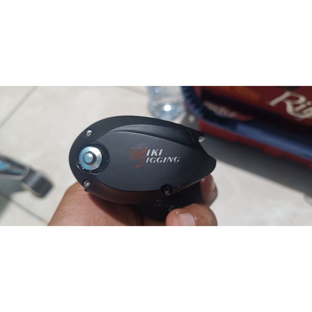 Reel jigging Wiki WK900 XHL handle kiri. second 95%