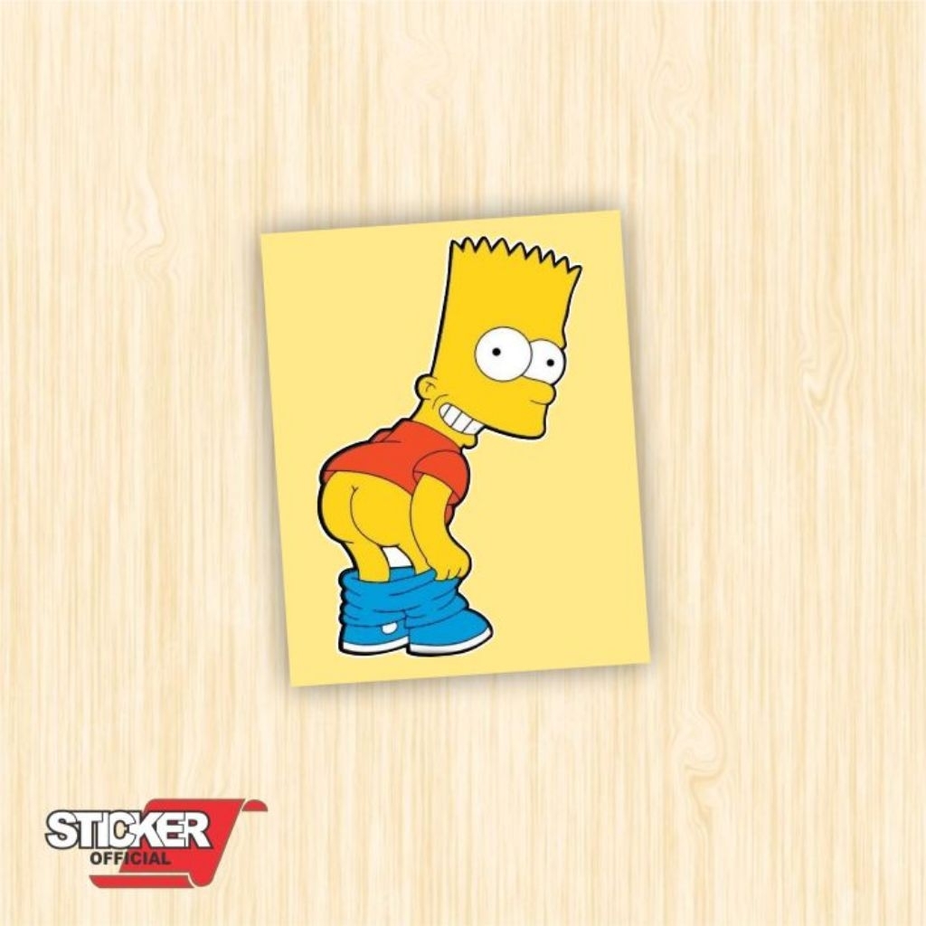 

sticker Simon lucu, stiker reflektive nyala, stiker