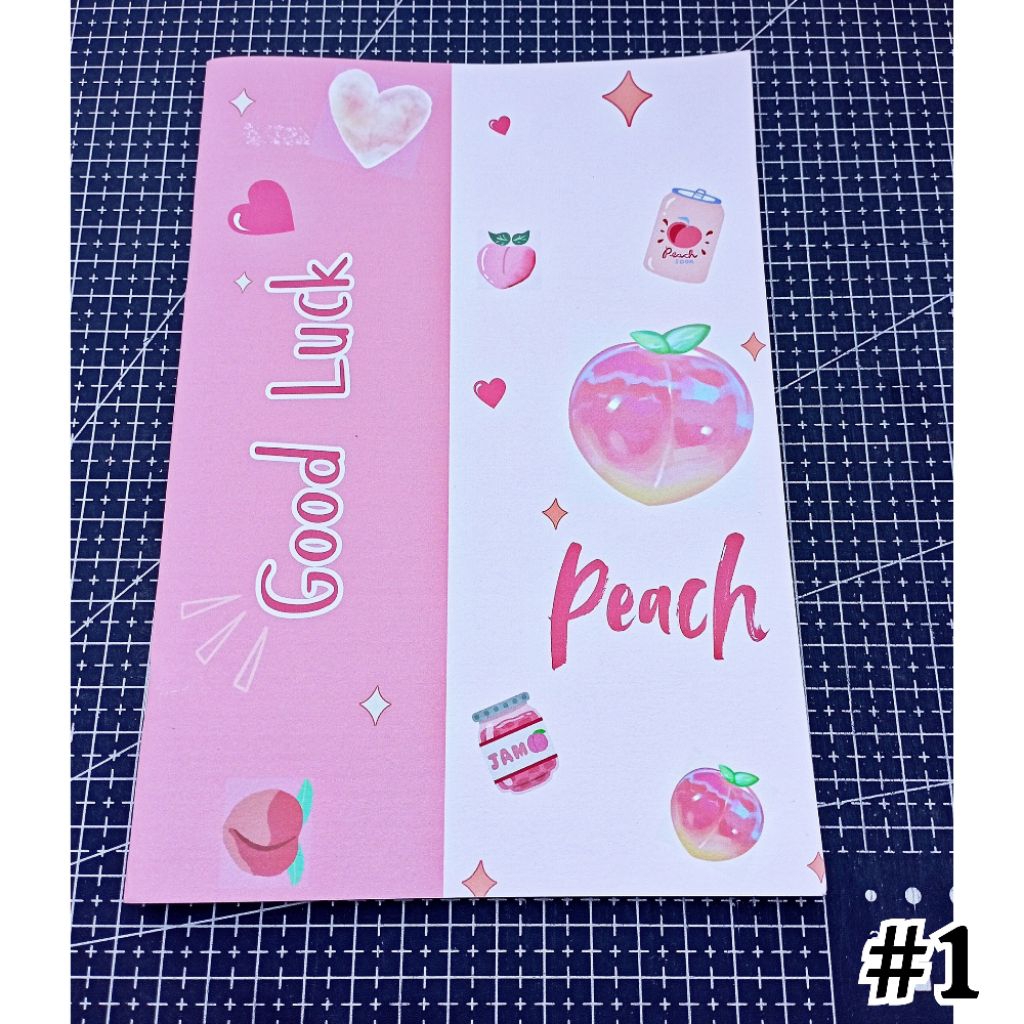 

[Mimimiu] buki tulis A5 motif buah bunga cute lucu imut kiyowo