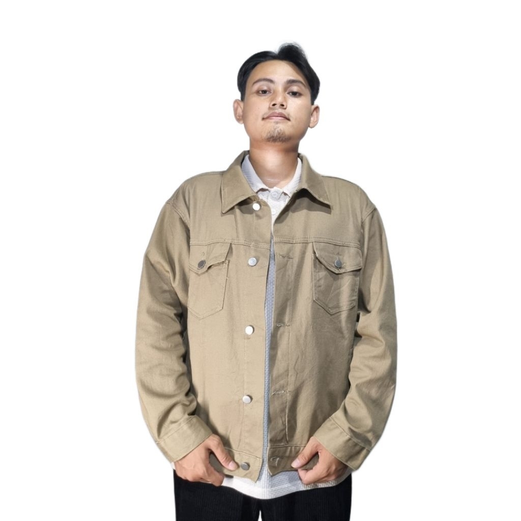 Jaket Trucker Bahan Tebal Second