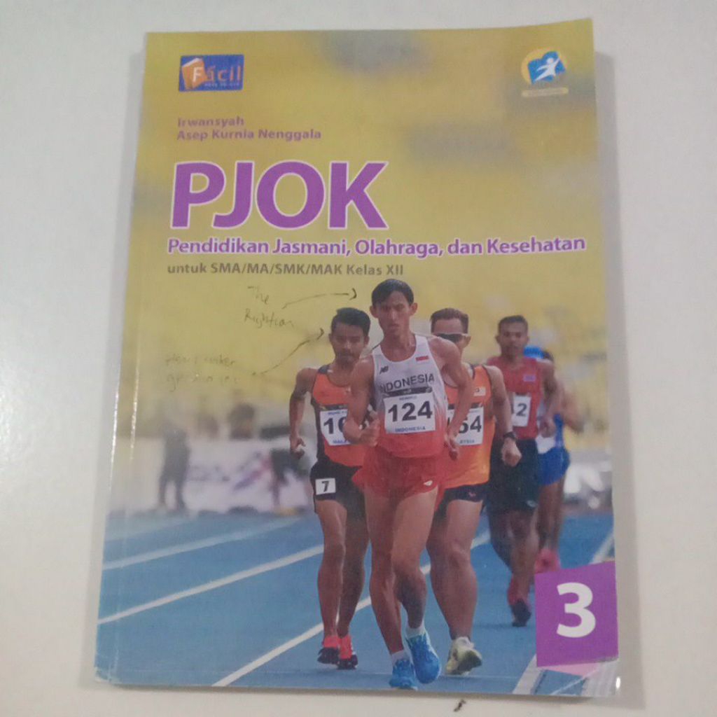 PJOK/Pendidikan Jasmani, Olahraga dan Kesehatan 3 Untuk SMA/MA/SMK Kelas 12/XII K-13 Revisi - Facil