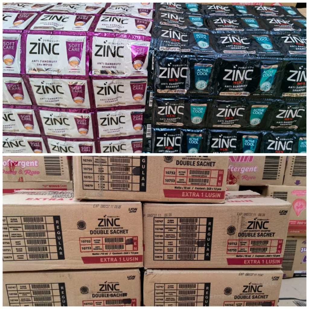 SHAMPO ZINC SACHET 1 RENCENG SAMPO ZINC RENCENG