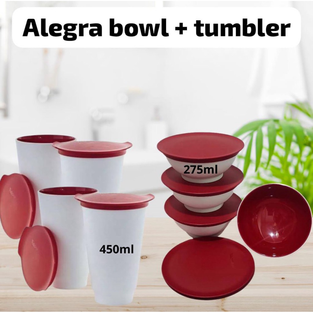 Allegra Bowl Tumbler Tupperware
