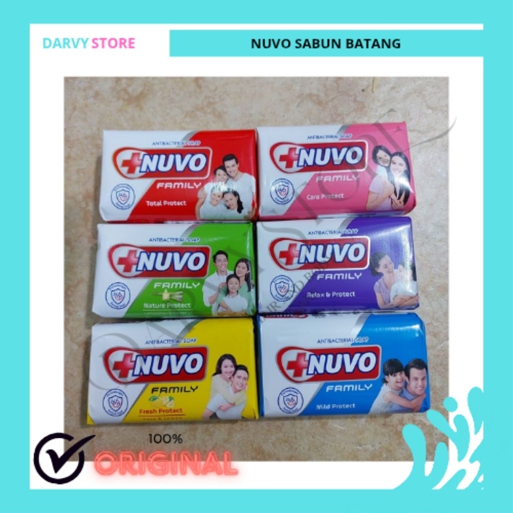 Nuvo sabun batang/sabun murah/sabun nuvo/sabun keluarga
