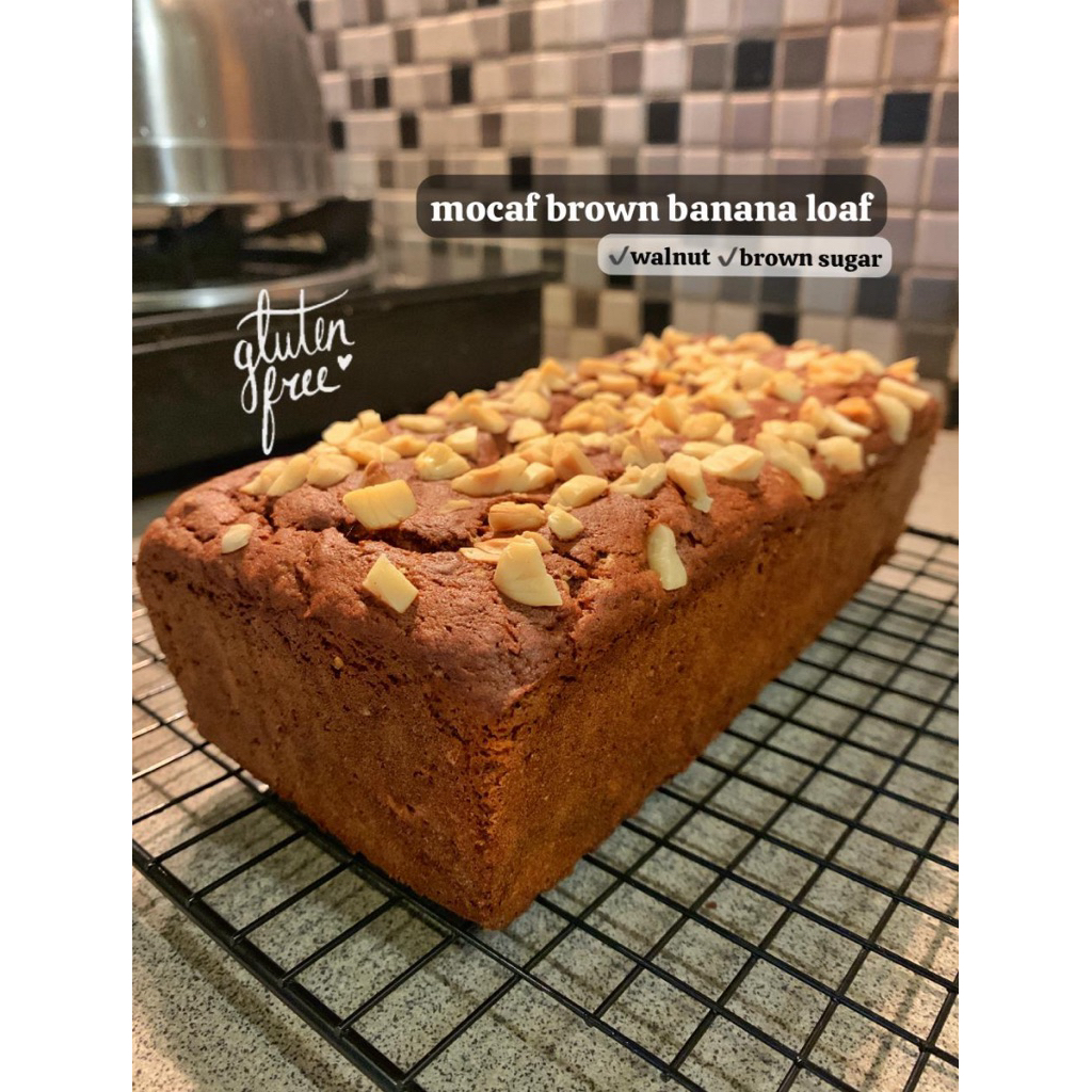 

Mocaf Banana Brown Loaf Gluten Free