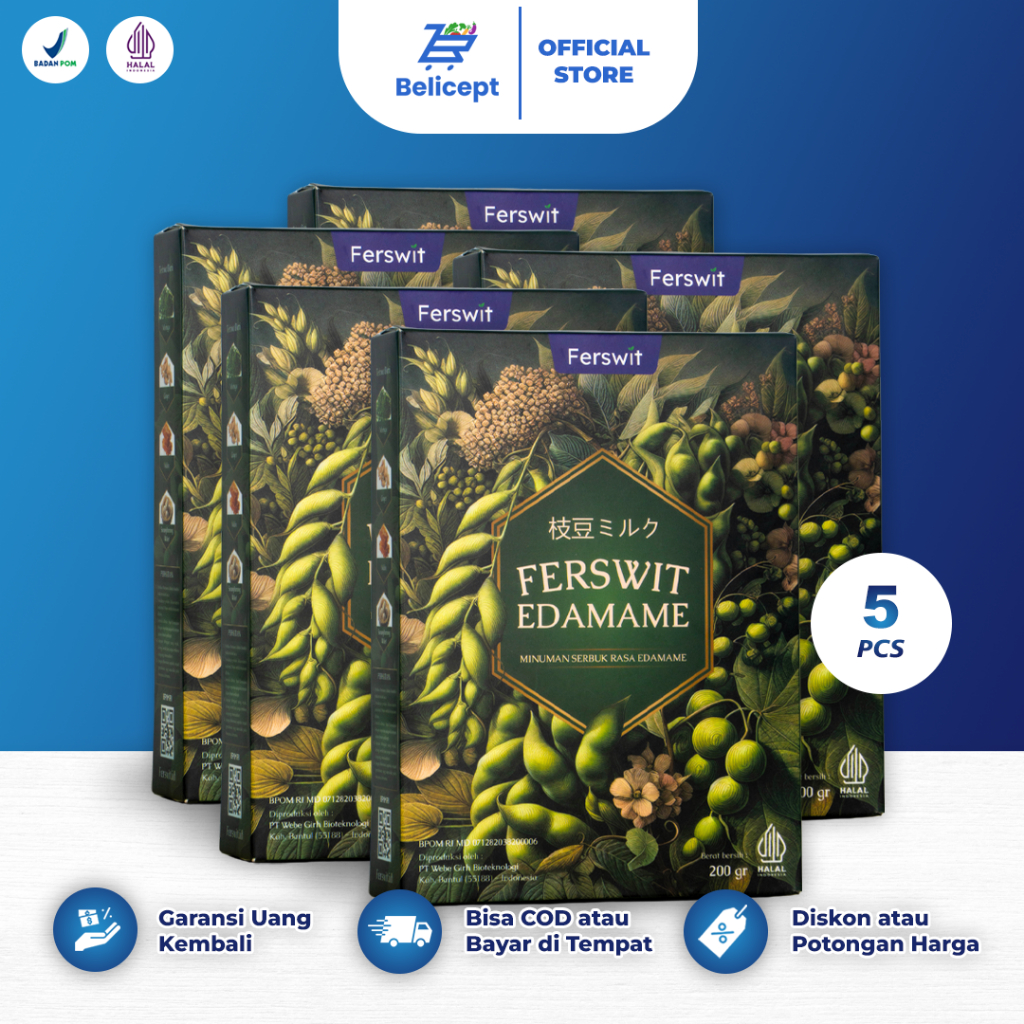 

Ferswit Susu Edamame Jepang 200 Gram Paket 5 Box