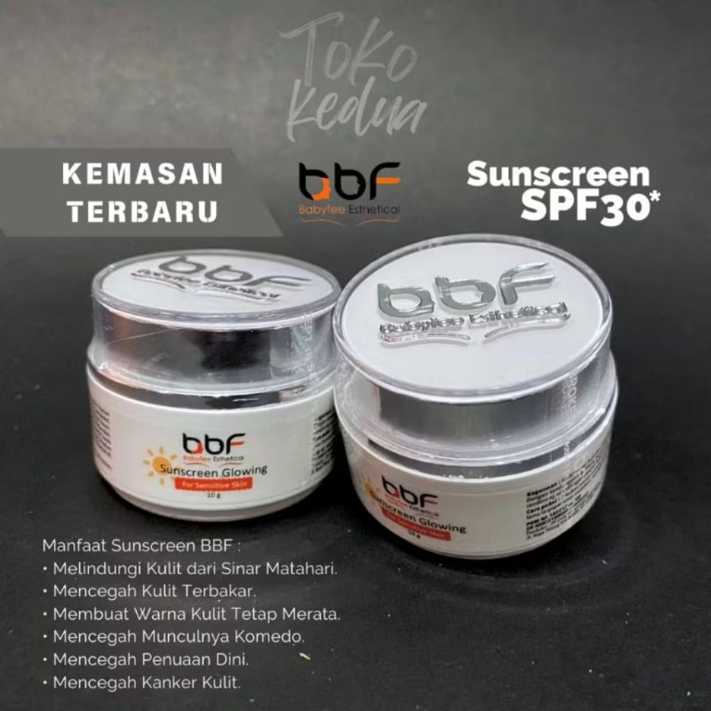 Sunscreen bbf/bbf/cream bbf/bbf sunscreen baby fee estetichal sunscreen bbf