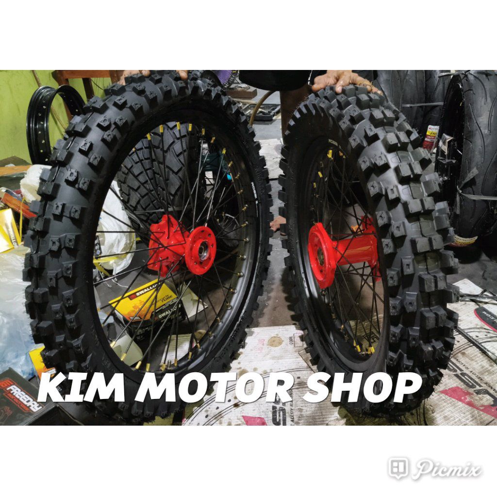 Velg Klx 18/21 Dan 16/19 Ful Ban Trbaasan Tromol ori