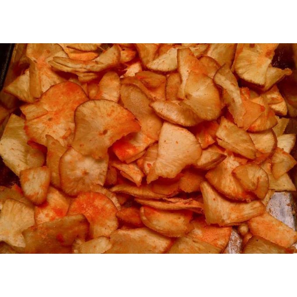 

Kripik singkong rasa balado kemasan 150gram