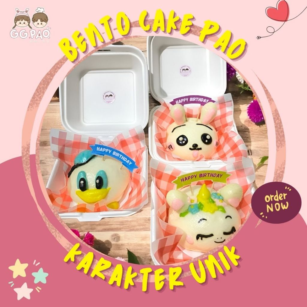 

BENTO CAKE PAO KARAKTER | BENTO CAKE BANDUNG | BENTO CAKE UNIK