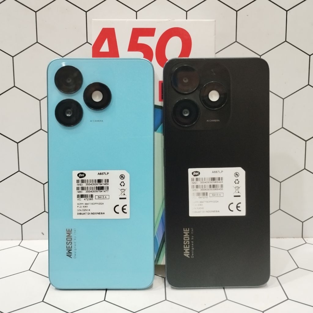 ITEL A50 4/64GB 3/64GB HP SECOND BEKAS FULLSET