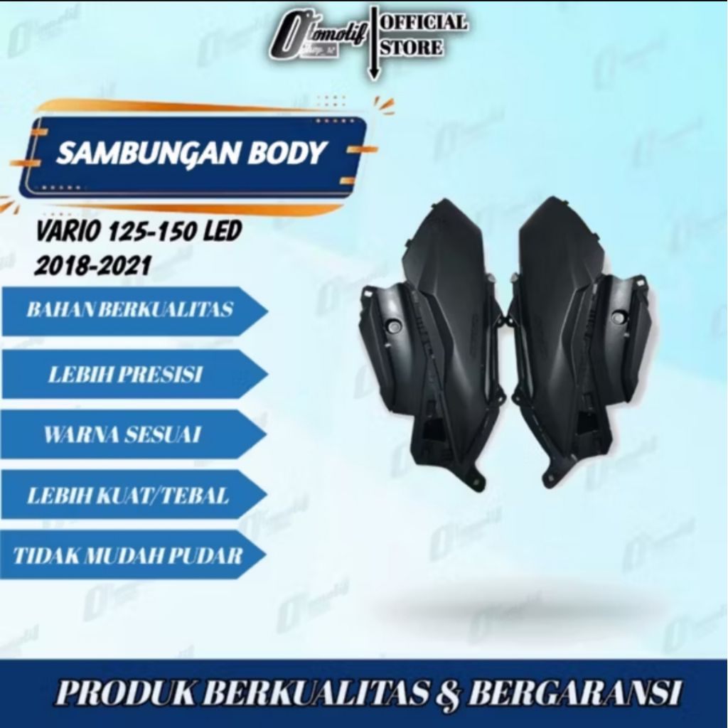 Satuan eceran body kasar vario 125 new sambungan body vario 125 new tahun 2018-2022