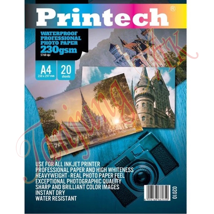 

Kertas Foto / Photo Paper PRINTECH Glossy A4 230 gsm
