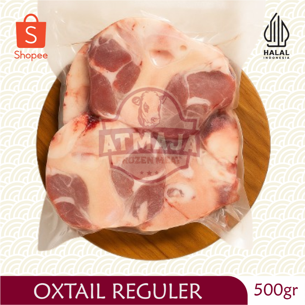 

Buntut Reguler Sapi Tulang T Daging Oxtail Siap Olah 500gr (Atmaja)