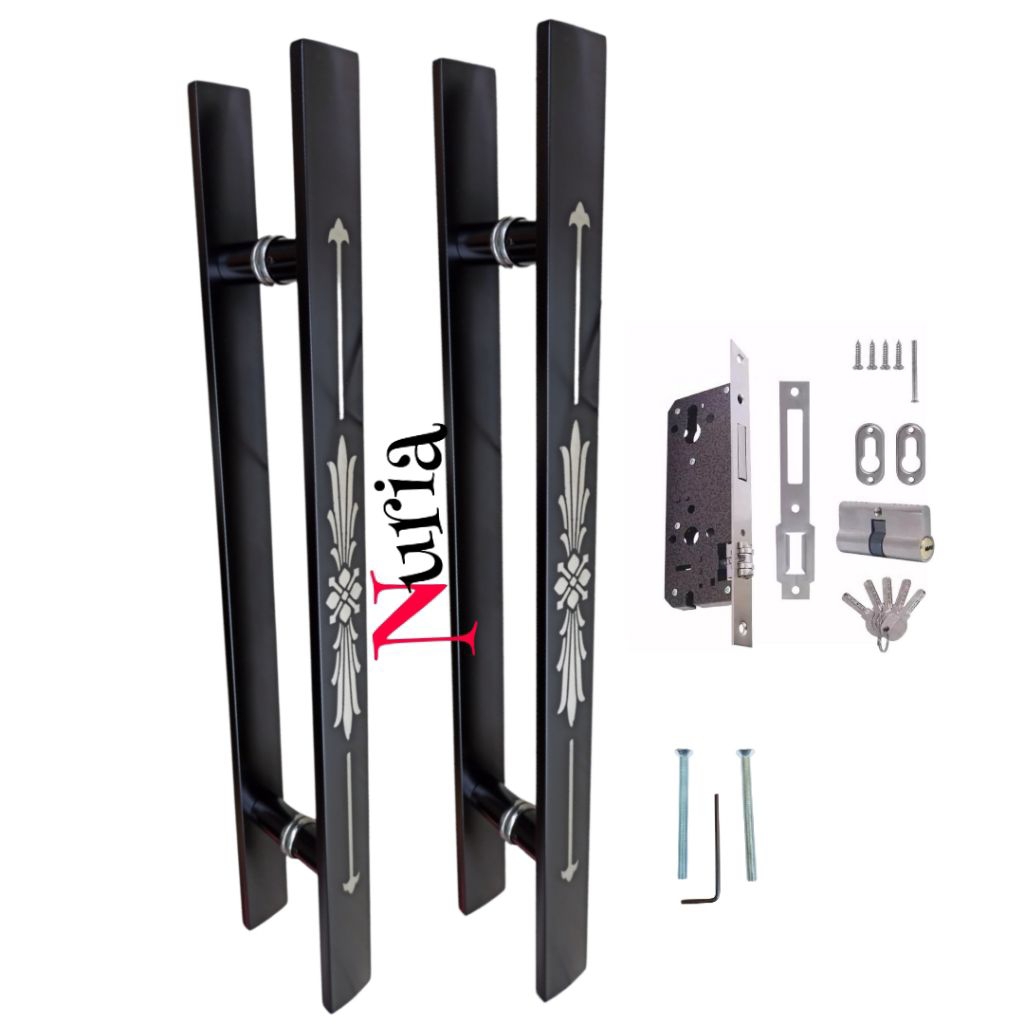 Handle pintu rumah Gagang Pintu Rumah Tarikan Pintu Rumah murah Pegangan pintu rumah panjang 45cm 60