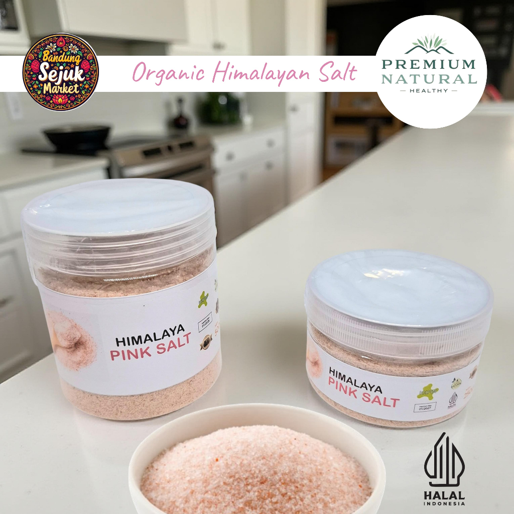 

Garam Himalaya Organik Kualitas Premium 100% Original
