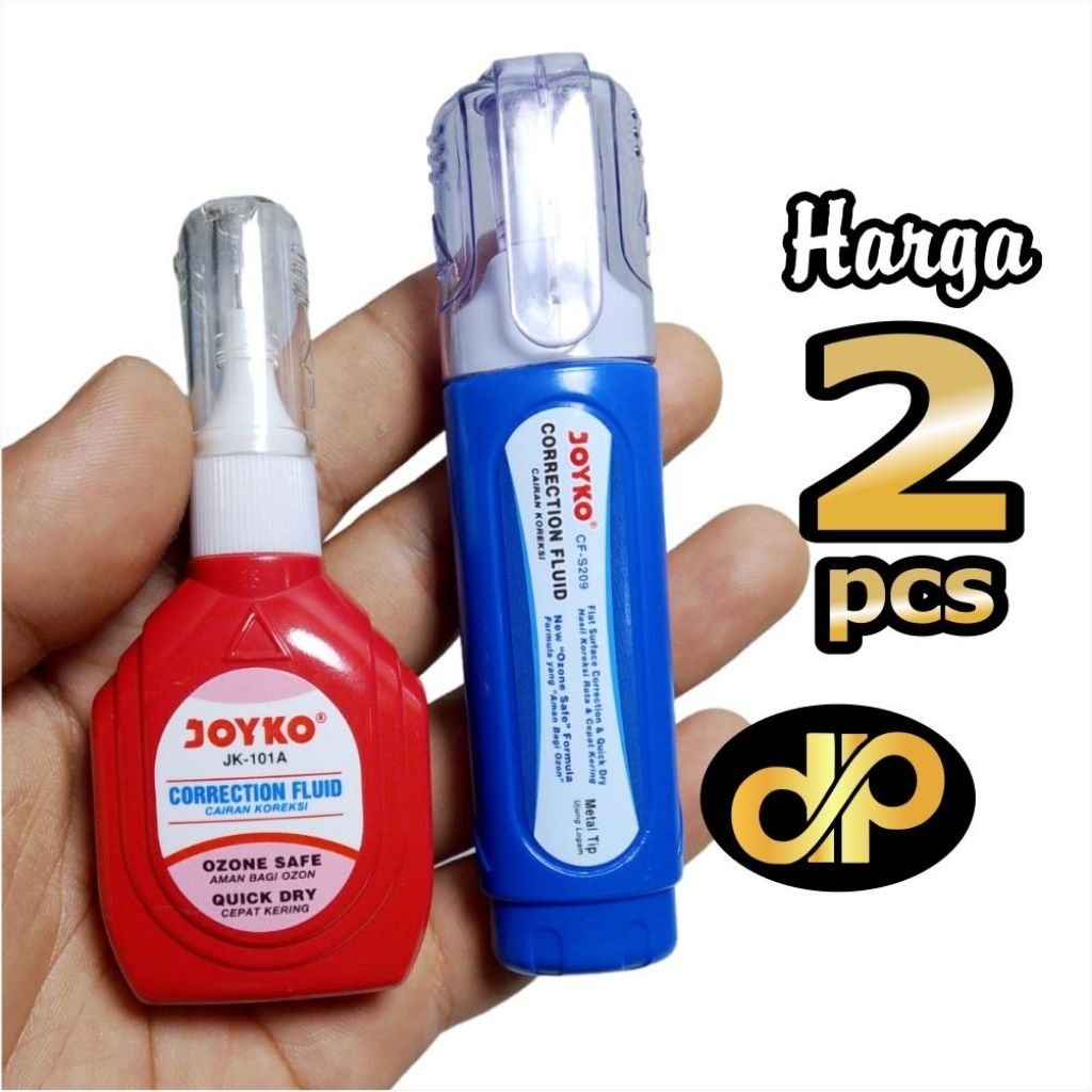 

PROMO TIP-X, TIPEX, TIP EX, TIPE - X, CORRECTION PEN JOYKO HARGA 2 PCS