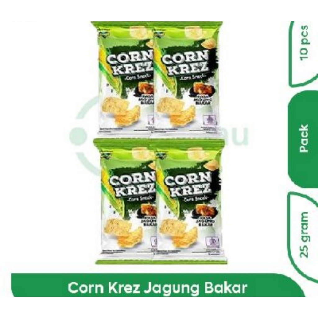 

CORN KREZ JAGUNG BAKAR 25gr PACK ISI 10 PCS