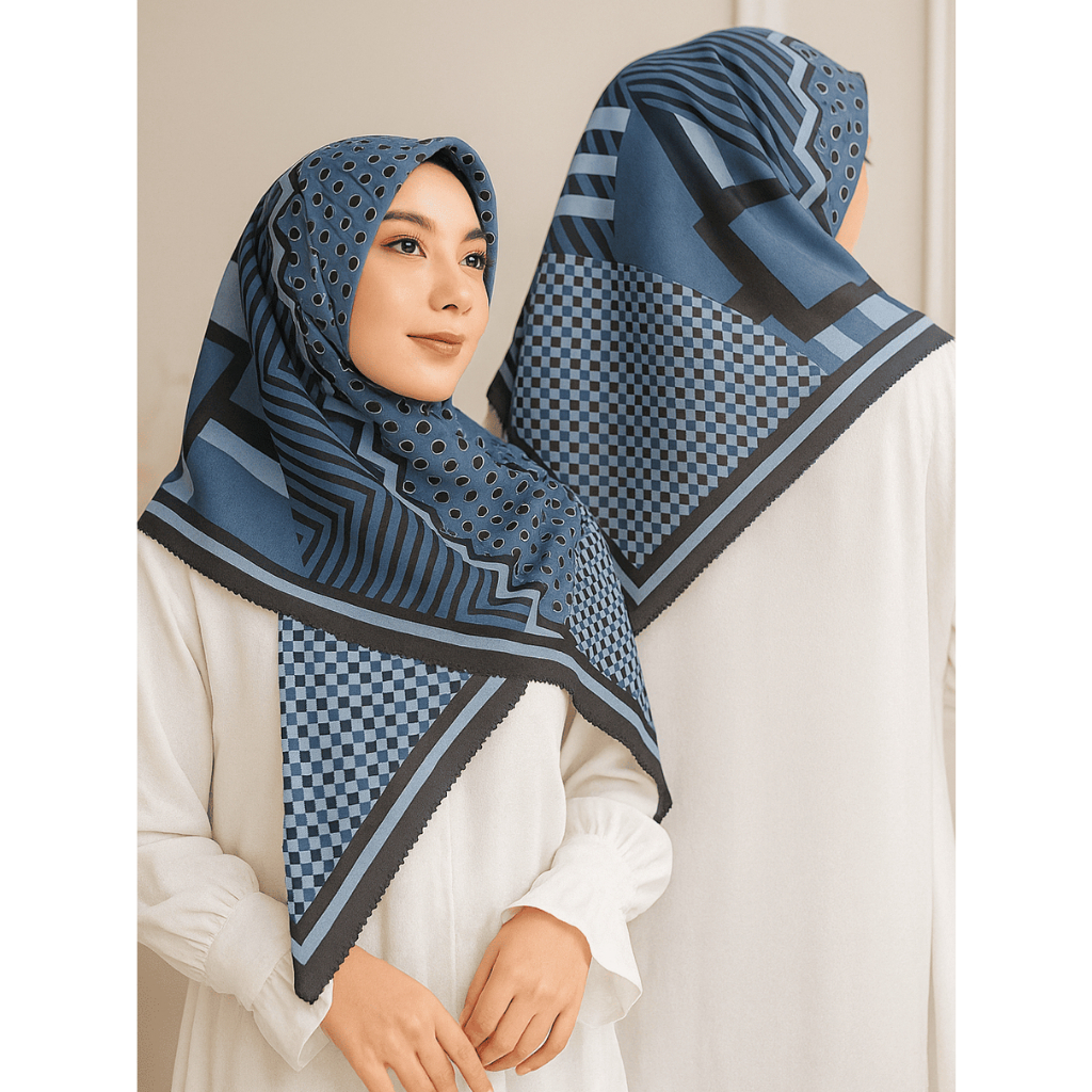 Gaya Hijabku | Hijab Voal Premium Motif Polkadot