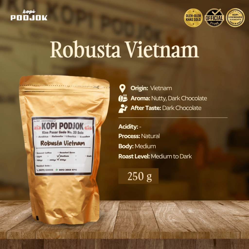 

Kopi Robusta | Kopi Robusta Vietnam | Kopi Podjok