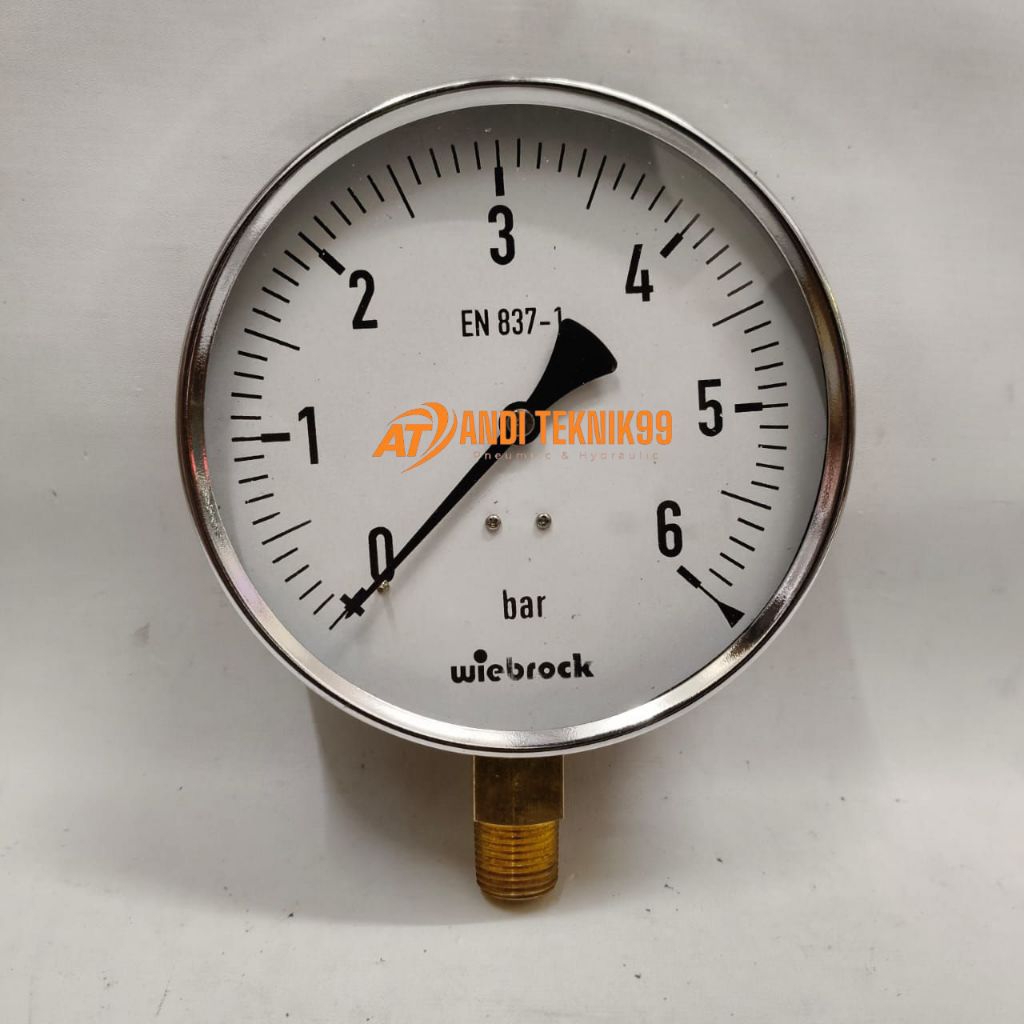 PRESSURE GAUGE 6 INCH 0-6BAR