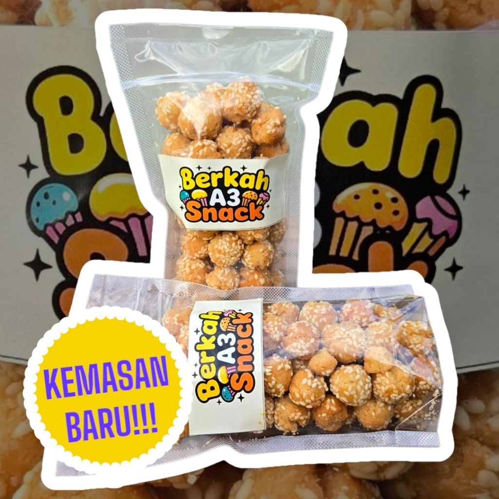 

Kue Ciput Wijen / Onde onde Kering / Onde onde ketawa wijen / Onde onde mini 500Gram - Tekstur Renyah empuk tidak keras - Paket 500 gram