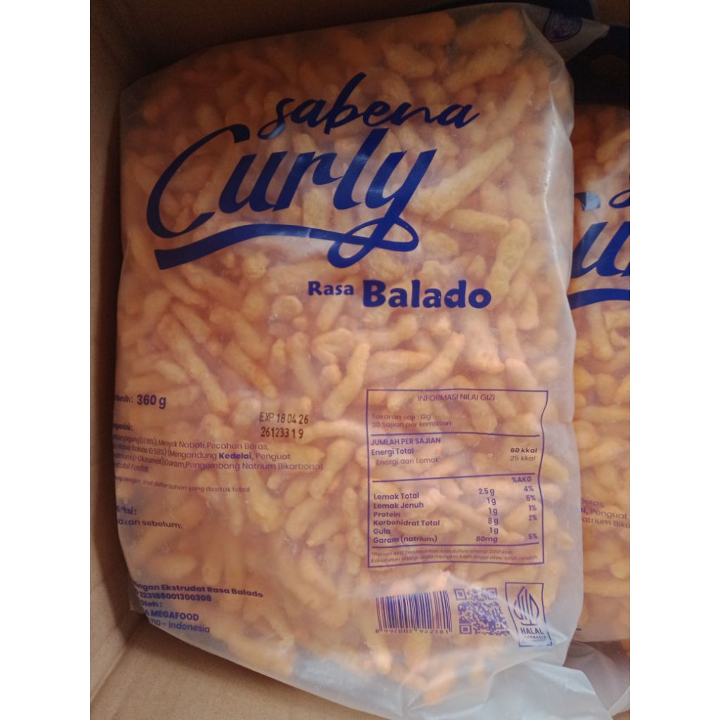 

Sabena Carley Rasa Balado 360gr