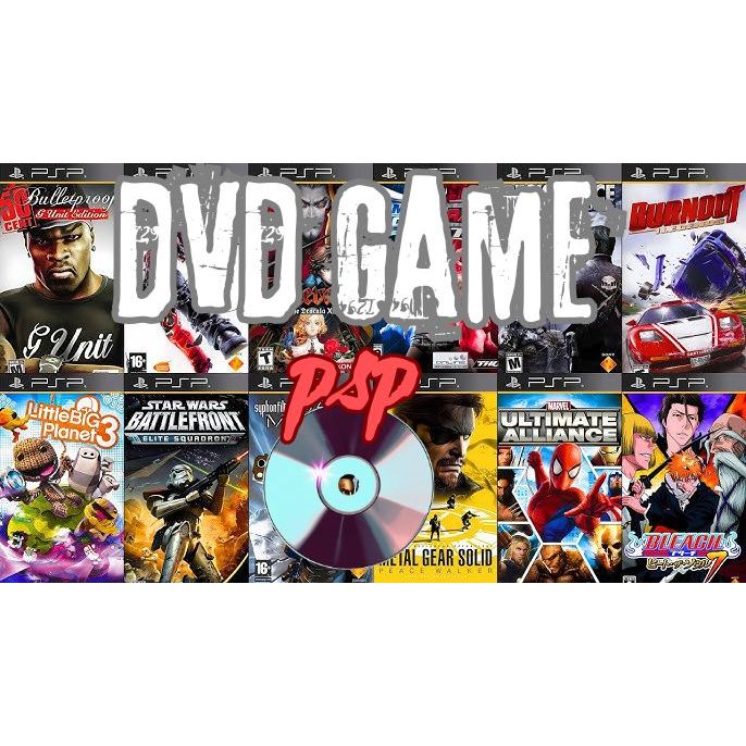 Game PSP 1000, PSP 2000, PSP 3000, PSP GO, PSP ISO Bentuk DVD