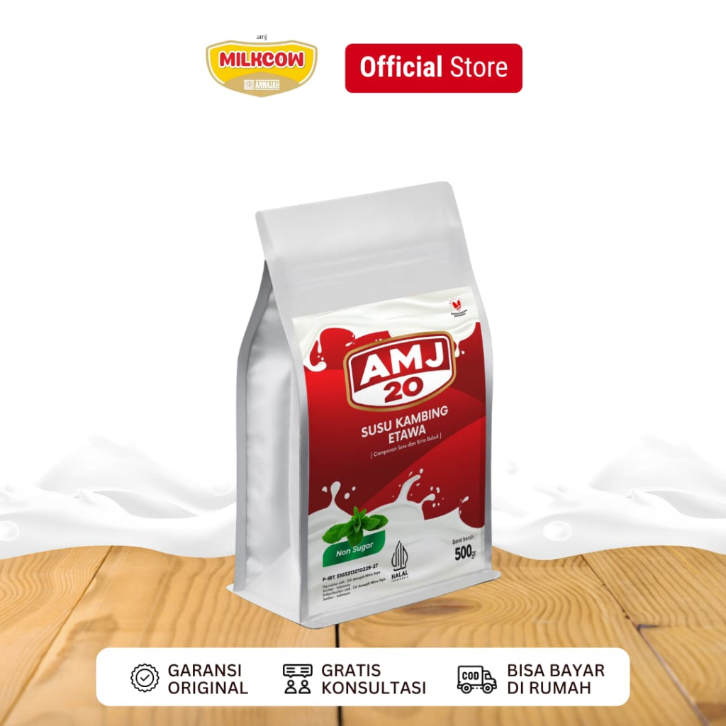

Amj Milkcow Annajah Susu Kambing Etawa Rasa Coklat Atasi Sesak Nafas 1kg