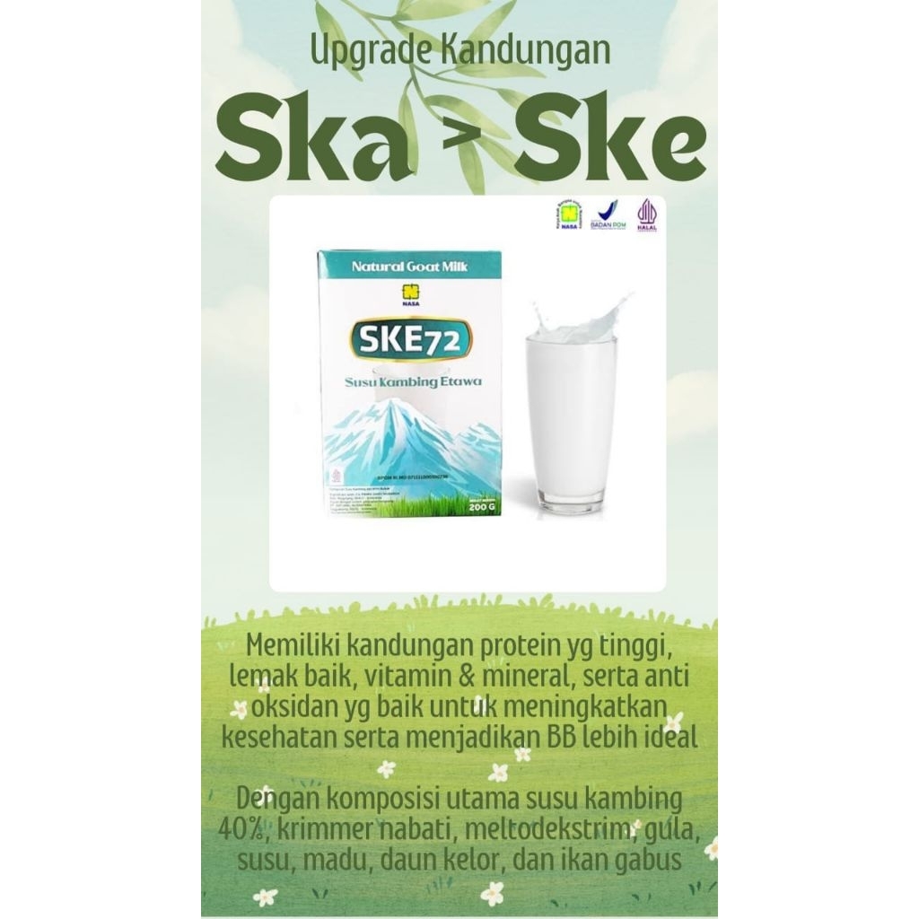

Susu Kambing Etawa>SKE Penambah BB