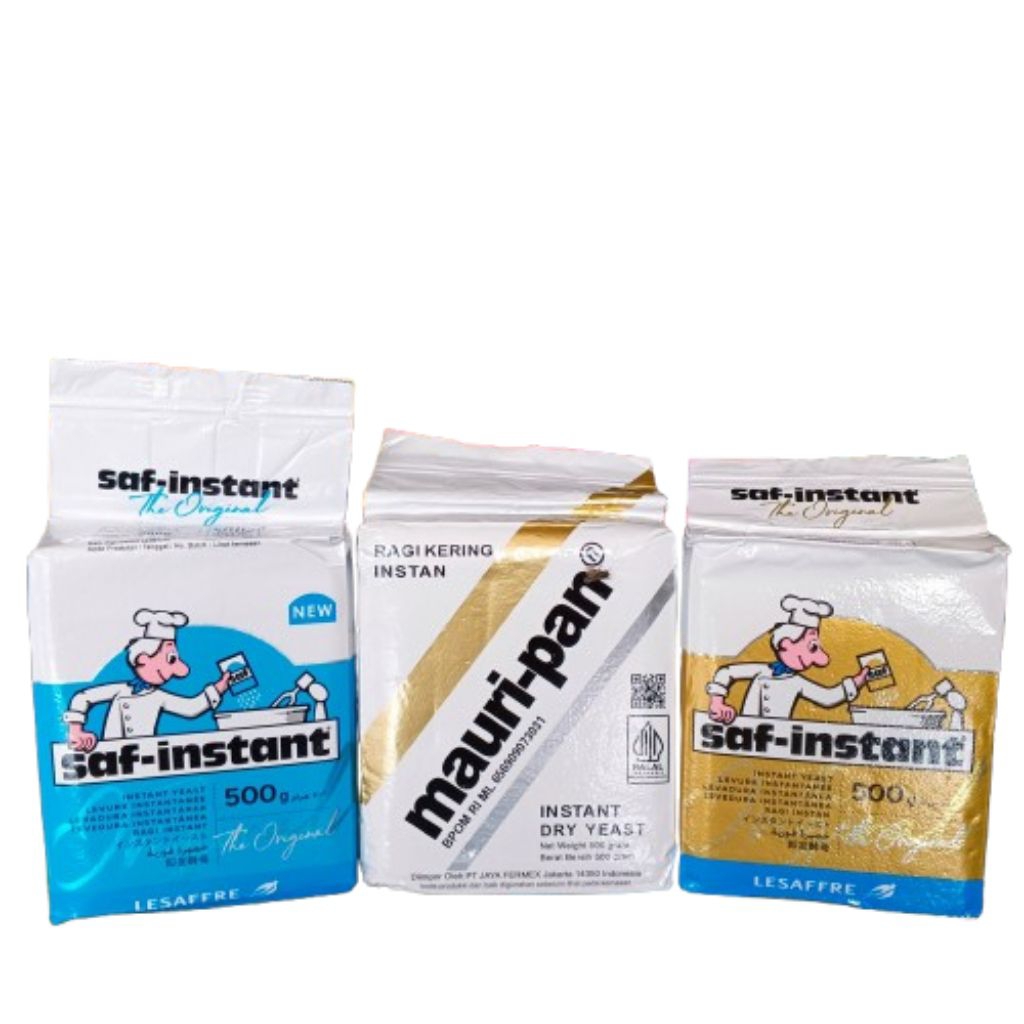

Saf instan Gold 500gr / Saf Instan Blue Ragi Instan 500gr / Mauripan 500gram Ragi Kering Instan